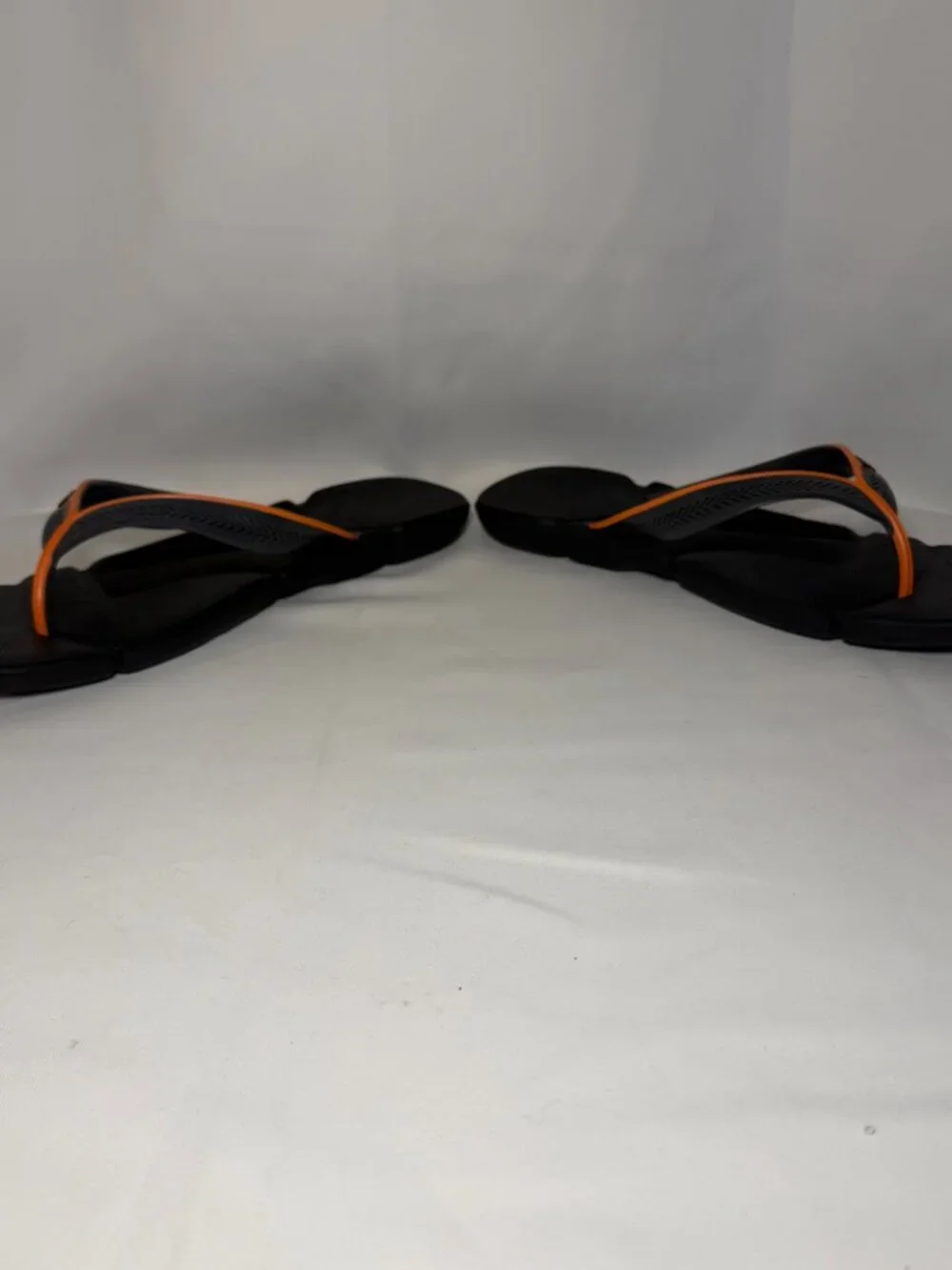 Havaianas Power 2.0 Sandals Mens 12.5M/13M Black Orange Xtra Soft Rubber Sole